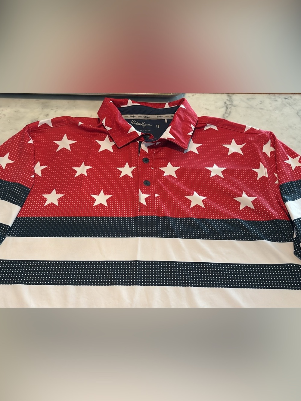 Mens golf shirt size Large. Walter Hagen brand.  Like new.